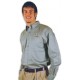 PA Button-Down Dress Shirt-Gray-Green